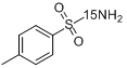 对甲苯磺酰胺-15N分子式结构图