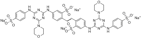 荧光增白剂210分子式结构图