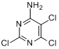 4-氨基-2,5,6-三氯嘧啶分子式结构图