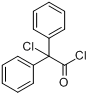 2-氯-2,2-二苯基乙酰氯分子式结构图