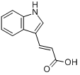 (E)-3-吲哚丙烯酸分子式结构图