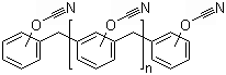 聚邻甲酚氰酸酯分子式结构图