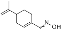 紫苏葶;(E)-4-(1-甲基乙烯基)环己烯基-1-甲醛肟分子式结构图