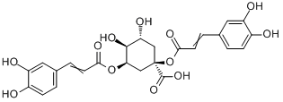 洋蓟素;1,3-二咖啡酰奎宁酸分子式结构图