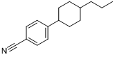 4-(4-丙基环己基)苄腈分子式结构图