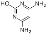 2-羟基-4,6-二氨基嘧啶分子式结构图