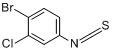 4-溴-3-氯苯异硫氰酸酯分子式结构图