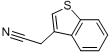 苯并[b]噻吩-3-乙腈分子式结构图