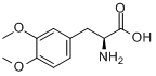 3,4-二甲氧基-L-苯丙氨酸分子式结构图