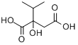2-异丙基苹果酸分子式结构图