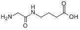 甘氨酰-4-氨基-N-丁酸分子式结构图