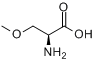 (S)-2-氨基-3-甲氧基丙酸;L-O-甲基丝氨酸分子式结构图