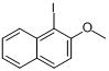 1-碘-2-甲氧基萘分子式结构图