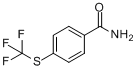 4-(三氟甲硫基)苯甲酰胺分子式结构图