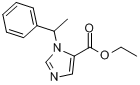 依托咪酯;甲苄咪酯;R-(+)-1-(1-苯乙基)-1-氢-咪唑-5-甲酸乙酯分子式结构图