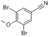 3,5-二溴-4-甲氧基氰苯分子式结构图
