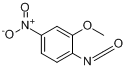 2-甲氧基-4-硝基苯异氰酸酯分子式结构图