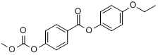 4-(4-乙氧基苯氧基羰基)苯基碳酸甲酯分子式结构图