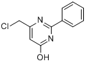 6-(氯甲基)-2-苯基嘧啶-4-醇分子式结构图