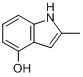 4-羟基-2-甲基吲哚分子式结构图