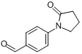 4-(2-氧代-1-吡咯烷基)苯甲醛分子式结构图