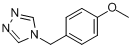 4-(4-甲氧基苄基)-4H-1,2,4-三唑分子式结构图