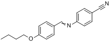 4-丁氧基苄基-4-氰基苯胺分子式结构图