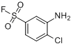 3-氨基-4-氯苯基磺酰氟分子式结构图