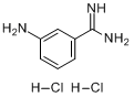 3-氨基苯甲脒二盐酸盐分子式结构图