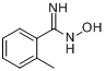 N-羟基-2-甲基苯甲脒分子式结构图