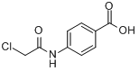 4-(2-氯乙酰氨基)苯甲酸分子式结构图