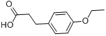 3-(4-乙氧基苯基)丙酸分子式结构图