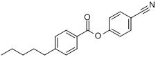 4-戊基苯甲酸4－氰基苯酯分子式结构图