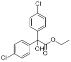 氯二苯乙醇酸盐;乙酯杀螨醇;4,4'-二氯二苯乙醇酸乙酯分子式结构图