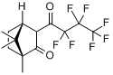 3-七氟丁酰-D-樟脑分子式结构图