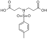 N-对甲苯磺酰咪唑-3,3'-二丙酸分子式结构图