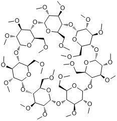 三甲基-β-环式糊精分子式结构图