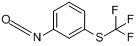 异氰酸3-(三氟甲硫基)苯酯分子式结构图