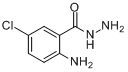 2-氨基-5-氯苯甲酰肼分子式结构图