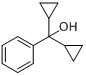 α,α-二环丙基苯甲烷分子式结构图