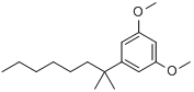 1-(1,1-二甲基庚基)-3,5-二甲氧基苯分子式结构图