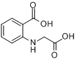 N-(2-羧苯基)甘氨酸分子式结构图