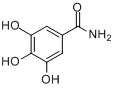 3,4,5-三羟基苯甲酰胺分子式结构图