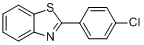 2-(4-氯苯基)苯并噻唑分子式结构图