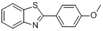 2-(4-甲氧苯基)苯并噻唑分子式结构图