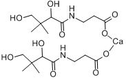 泛酸钙分子式结构图
