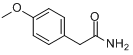 4-甲氧基苯乙酰胺分子式结构图