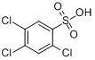 2,4,5-三氯苯磺酸钠分子式结构图