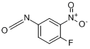 4-氨-3-硝基苯异氰酸酯分子式结构图