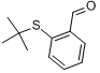 2-(叔-丁基硫代)苯甲醛分子式结构图